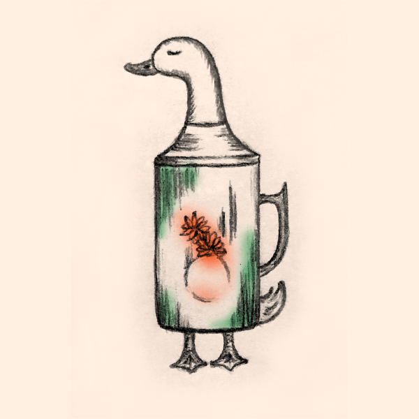 Duck-water-flask